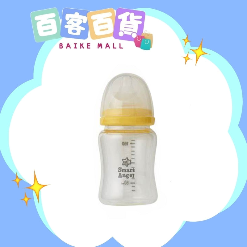 西松屋SmartAngel 寬口玻璃奶瓶160ml