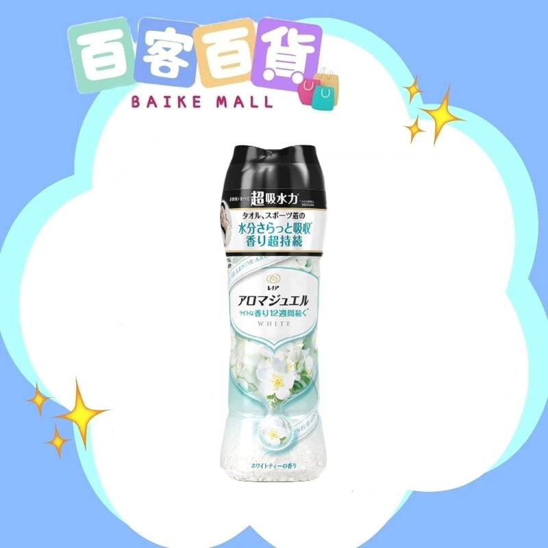 P&G 衣物柔順芳香珠 (白綠色-白茶花香氛)470ml